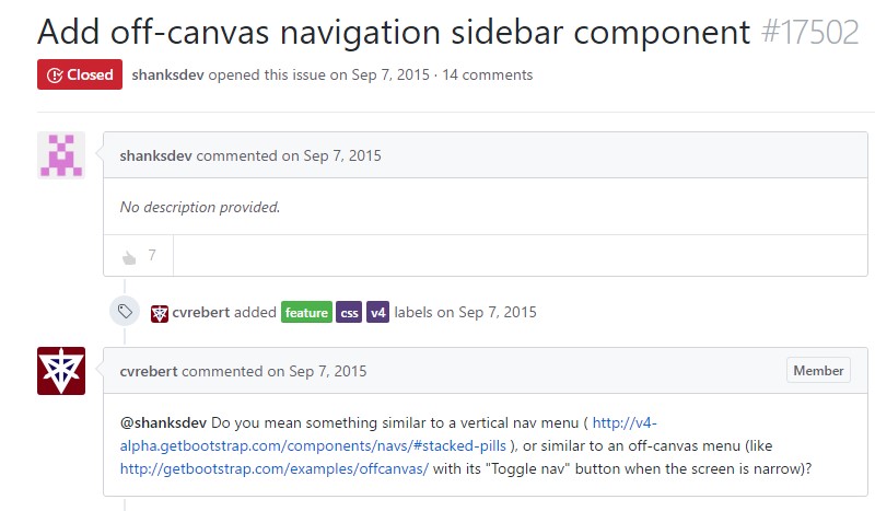  Incorporate off-canvas navigation sidebar  ingredient