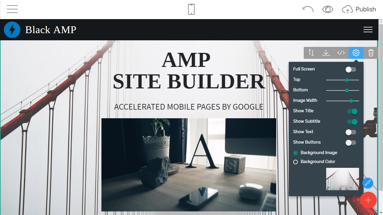 Mobile Website Creator