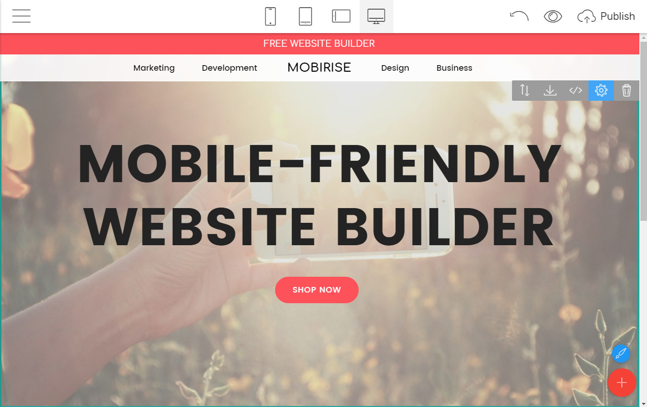Mobile-friendly Webpage Maker