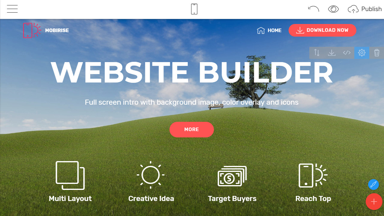 responsive bootstrap builder